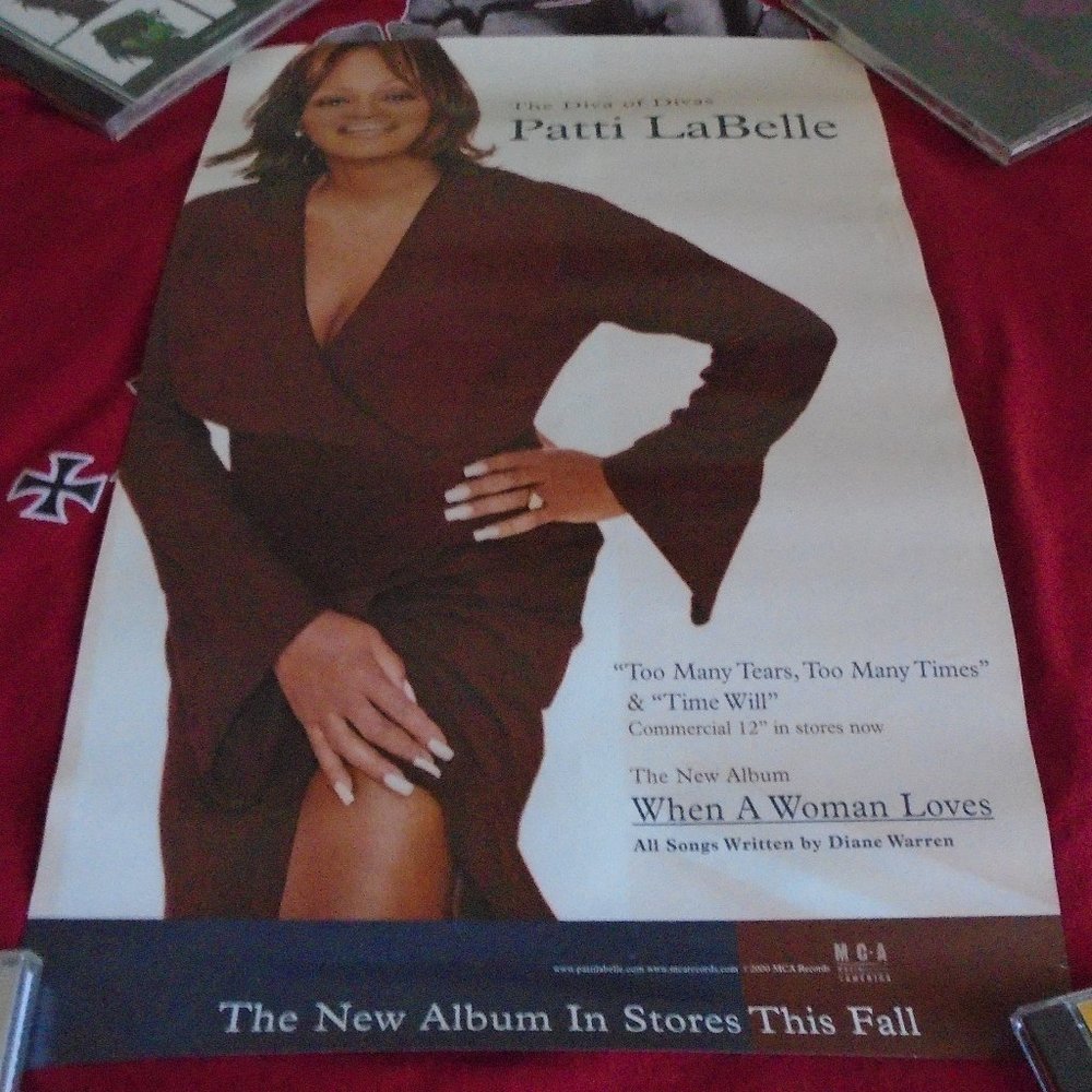 Patti Labelle In Dress When A Woman.. 2000 Promo Poster - labelles r&b soul live